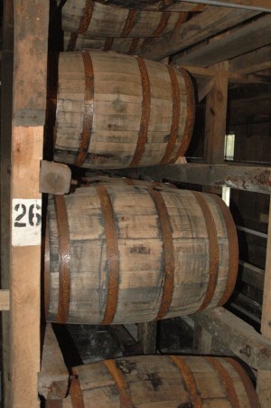 barrel aged bourbon @ Makers Mark