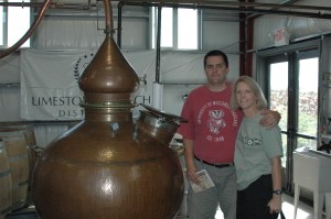 150 gallon still at Limestone Distillery