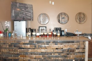 tasting room at Limestone Distillery
