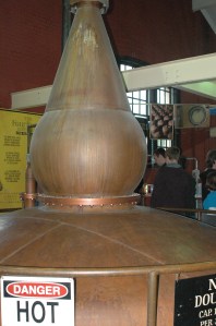 old copper pot at Four Roses