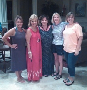 Elaine, Mary Jo, Cindy, me and Terri