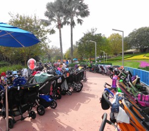 lots of strollers
