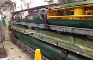 Torpedo and bunks underneath