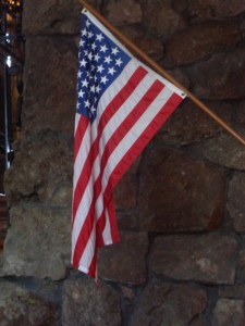 45 stars on the flag